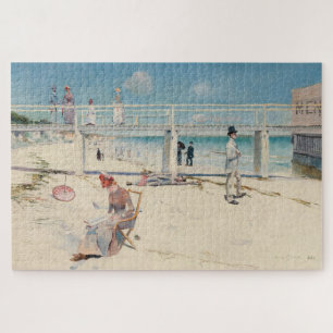Beach Scene (Holiday at Mentone) (australische Kun