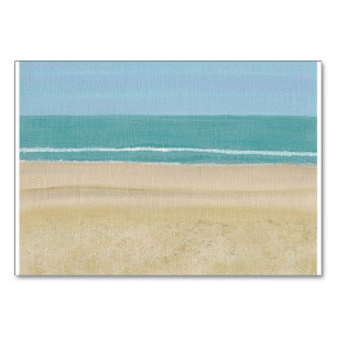 Beach Scene, Lesen von Flashcards für Erwachsene Tischnummer