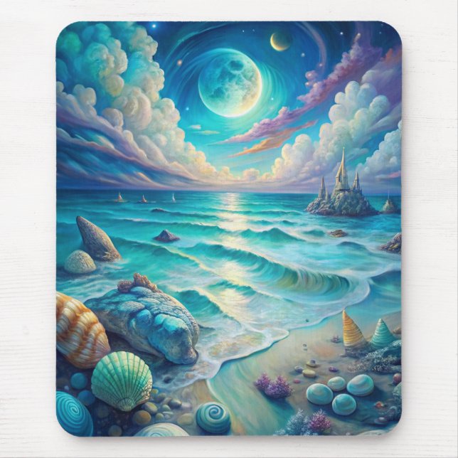 Beach Scene Mousepad (Vorne)