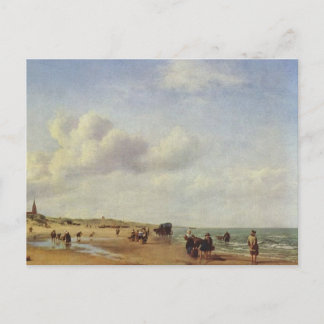 Beach Scheveningen Holland Velde Postkarte
