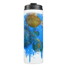 *~* Beach Sea Künstlerische Gelee Fische  Thermosbecher