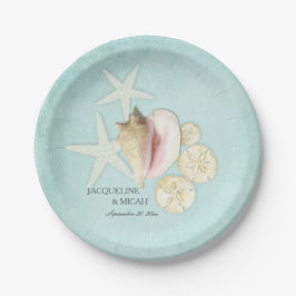 Beach Sea Ocean Shore Starfish Muschel Hochzeit Pa Pappteller