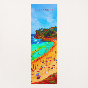 Beach Sea Summer Ocean Life farbenfroh Personal Yogamatte