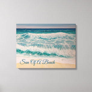 Beach Sea Surf Sonnenschirm aus einer Leinwand