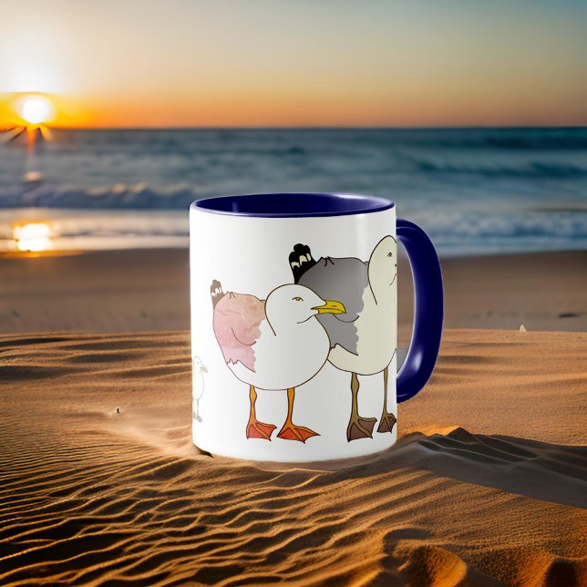 Beach Seagulls Tasse (Von Creator hochgeladen)