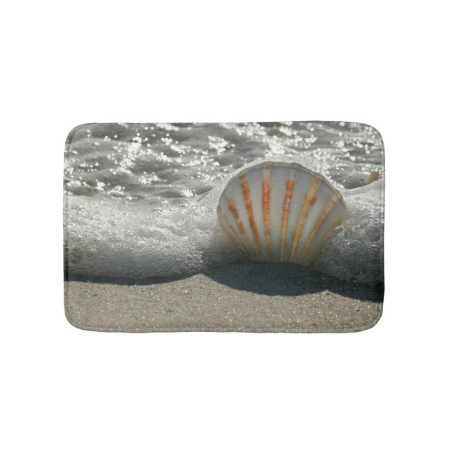Beach Seashell Theme Badematte (Vorderseite)
