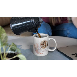 Beach Seashells Foto Hochzeit Kaffeetasse