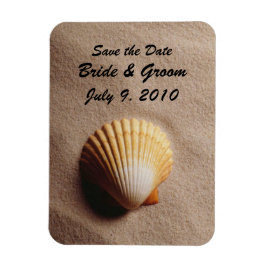Beach Serenity Save the Date Premium Magnet