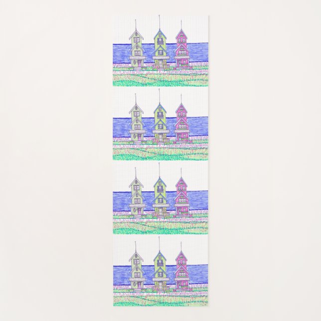 Beach Shack Yoga Mat Yogamatte (Vorderseite)