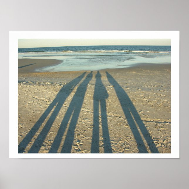 Beach Shadows Poster (Vorne)