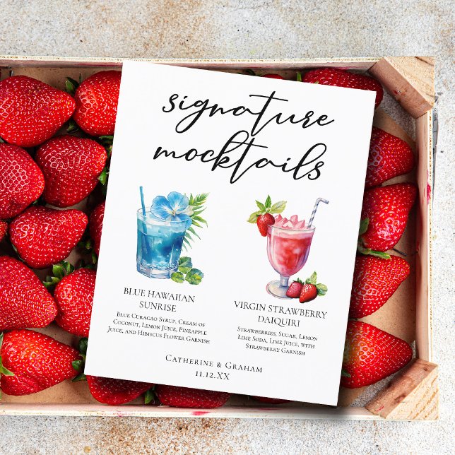 Beach Signature Mocktails Sommermenü (Von Creator hochgeladen)