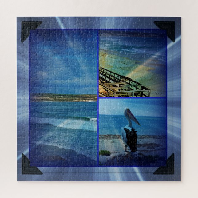 Beach Sparkle Foto Collage, (Vertikal)