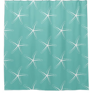 Beach Starfish Design Duschvorhang