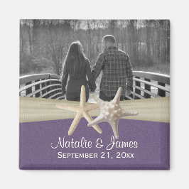 Beach Starfish Foto Magnet