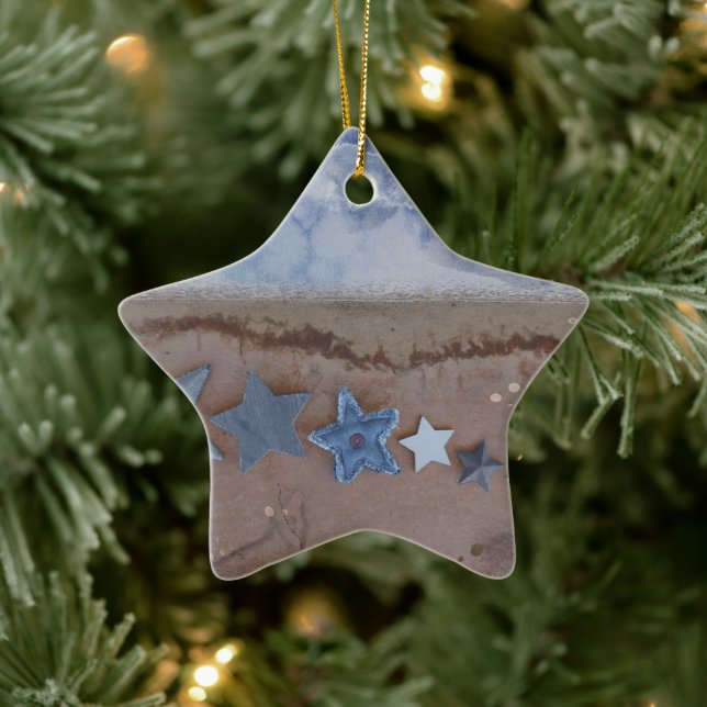 Beach Stars Keramik Ornament (Baum)