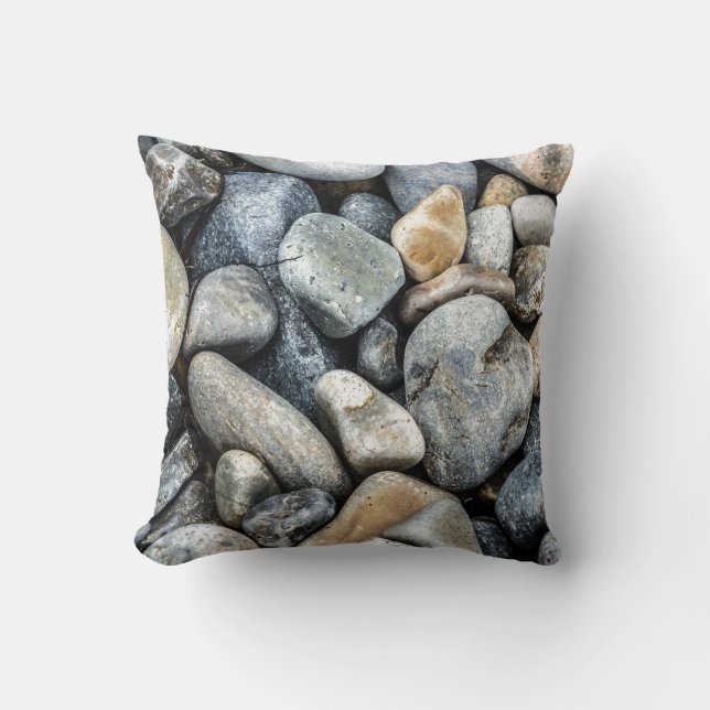 Beach Stones Kissen (Vorderseite)