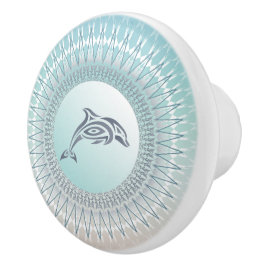 Beach Style Dolphin Mandala Küste Türkisch Keramikknauf