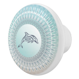 Beach Style Dolphin Mandala Küste Türkisch Keramikknauf