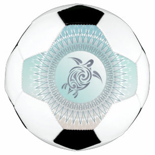 Beach Style Turtle und Mandala Fußball
