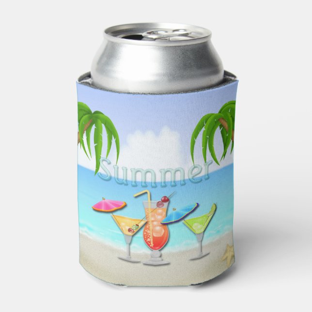 Beach Summer Cocktails können kühlen Dosenkühler (Kanne Vorderseite)