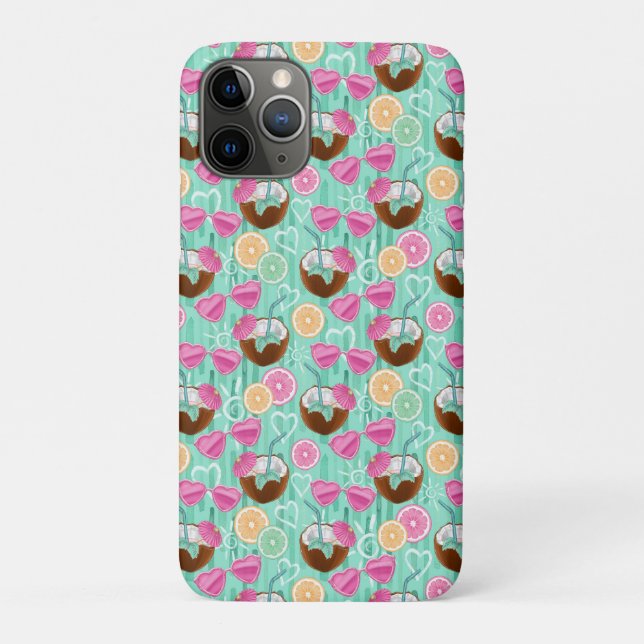 Beach Summer Pattern  Case-Mate iPhone Hülle (Rückseite)