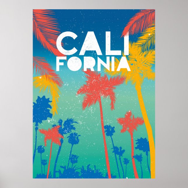 Beach Summer Thème California Poster art (Devant)