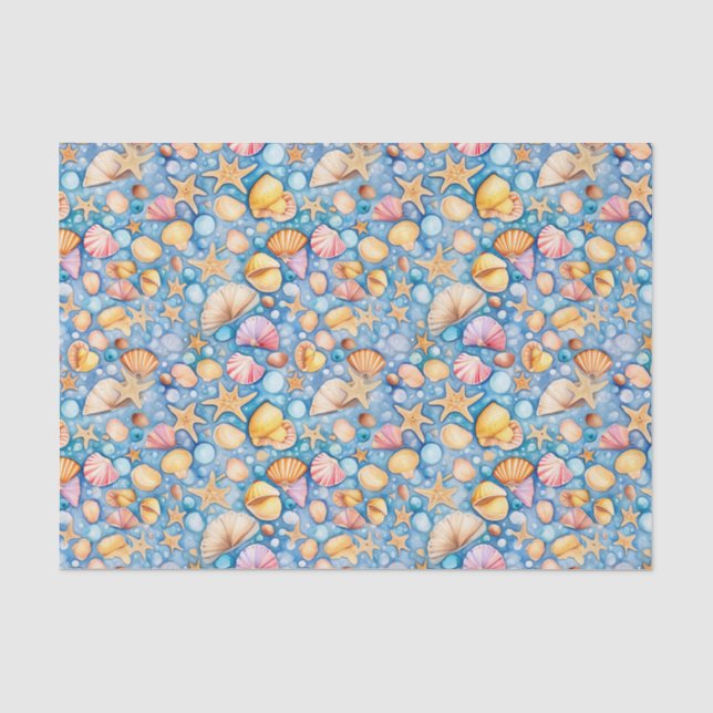Beach Summer Tissue Paper Seidenpapier (Vorderseite)