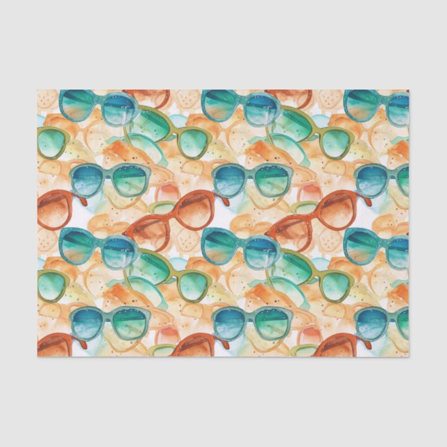 Beach Summer Tissue Paper Seidenpapier (Vorderseite)