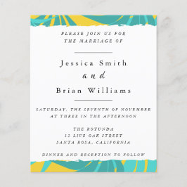 Beach Summer Wedding Flyer