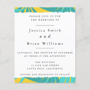 Beach Summer Wedding Flyer