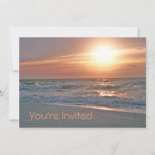 Beach Sunrise Invitation (avec deux images)