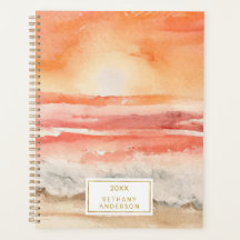 Beach Sunset Boho Watercolor