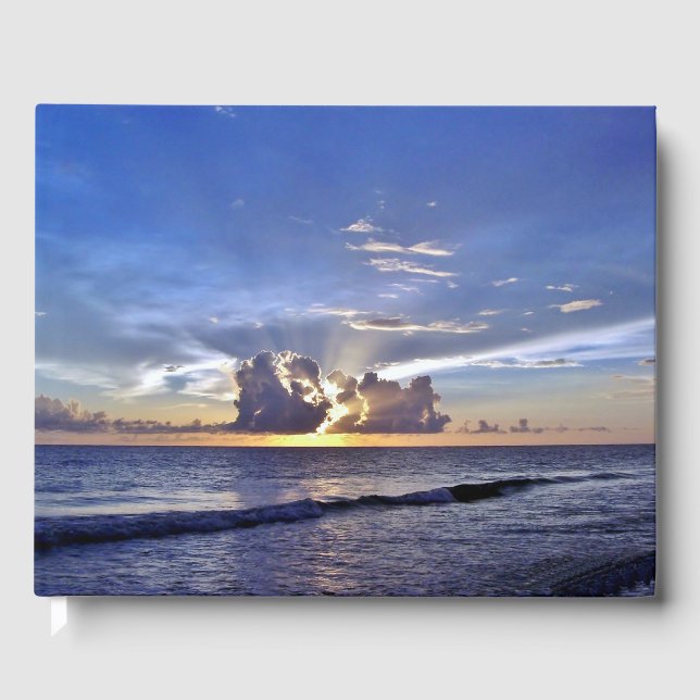 Beach Sunset Book Gästebuch (Vorderseite)