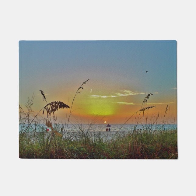 Beach Sunset Door Mat Fußmatte (Vorderseite)