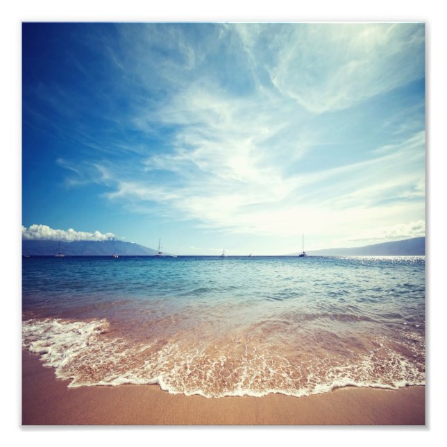 Beach Sunset Fotodruck (Vorne)