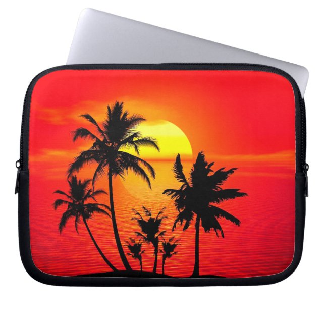 Beach Sunset Laptopschutzhülle (Vorderseite)
