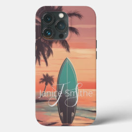 Beach Sunset Monogram Case-Mate iPhone Hülle