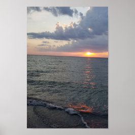 Beach Sunset Poster