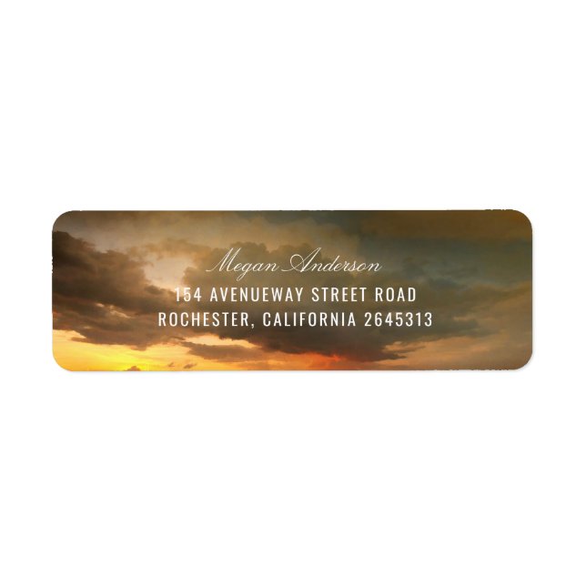 Beach Sunset Sky Romantische Hochzeit (Vorne)