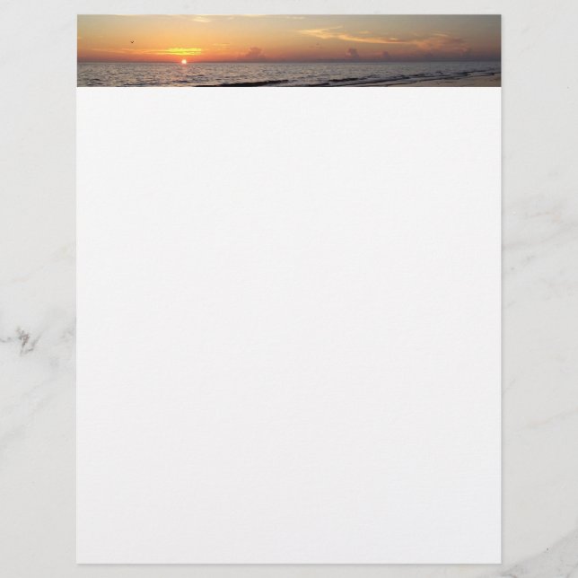 Beach Sunset Stationary (Vorderseite)