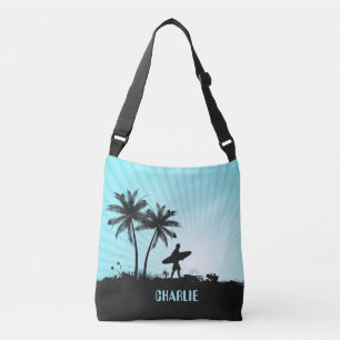 Beach Surfer sacs personnalisés nom