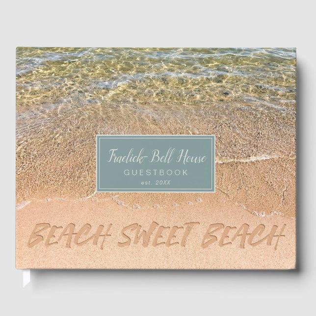 Beach Sweet Beach Gästebuch (Vorderseite)