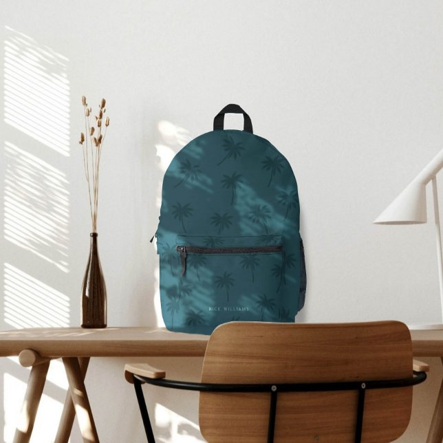 Beach Swim Summer Individuelle Name oder Logo Text Bedruckter Rucksack (Von Creator hochgeladen)