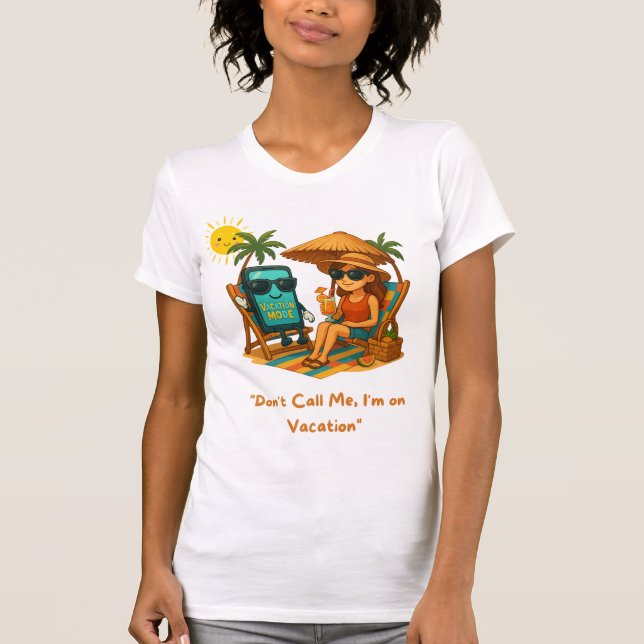 Beach T Shirt Vacation Mode (Vorderseite)