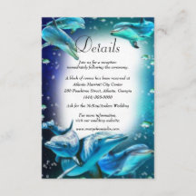 Beach Theme Dolphin Details Hochzeit