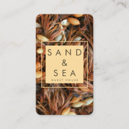 Beach Theme Guest House Business Card Visitenkarte
