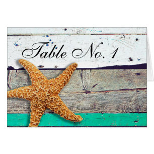 Beach Theme Starfish Wedding rustikal