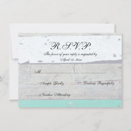 Beach Theme Starfish Wedding rustikal Einladung