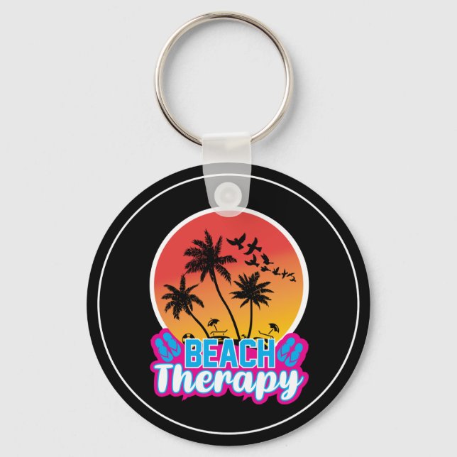 Beach Therapy-18920 Schlüsselanhänger (Vorderseite)