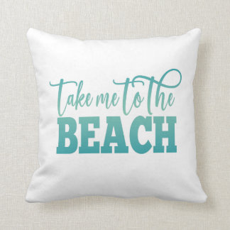 Beach Throw Kissen Sprichwort